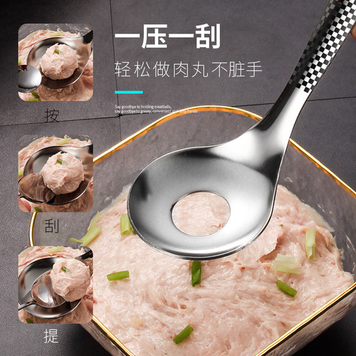 Stainless steel meatball maker, meatball press, meatball scoop maker, kitchen meatball presser