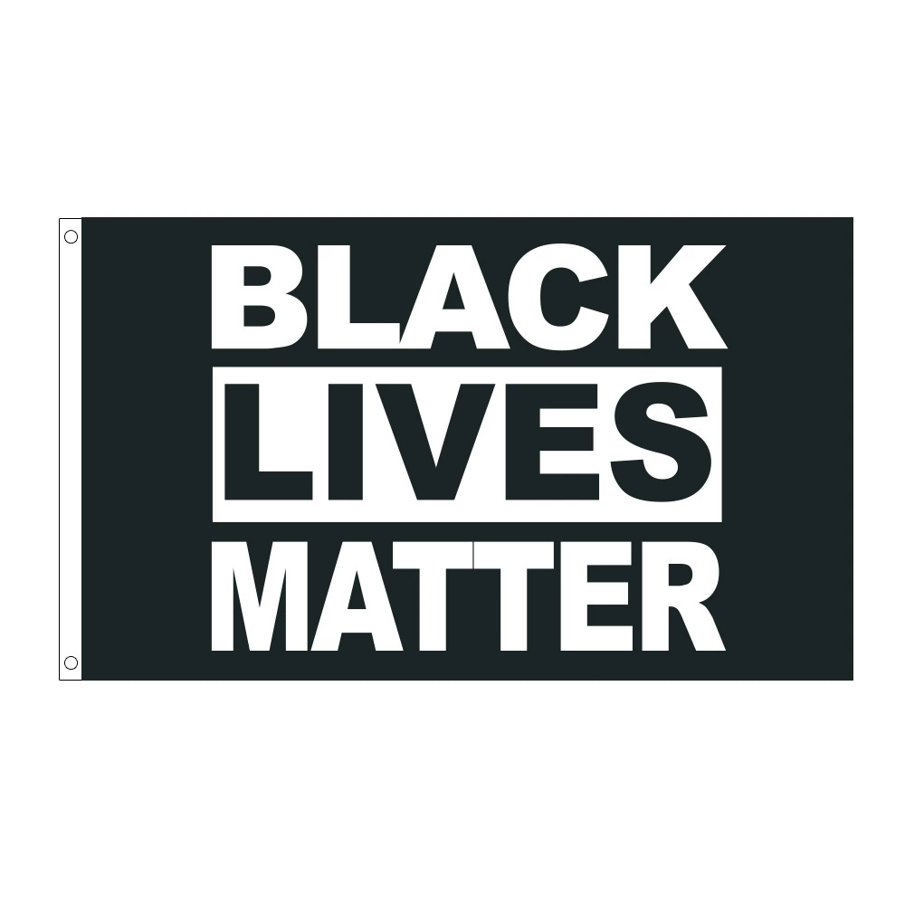 Флаг BLACK LIVES MATTER - печатный флажок на Amazon eBay поставка