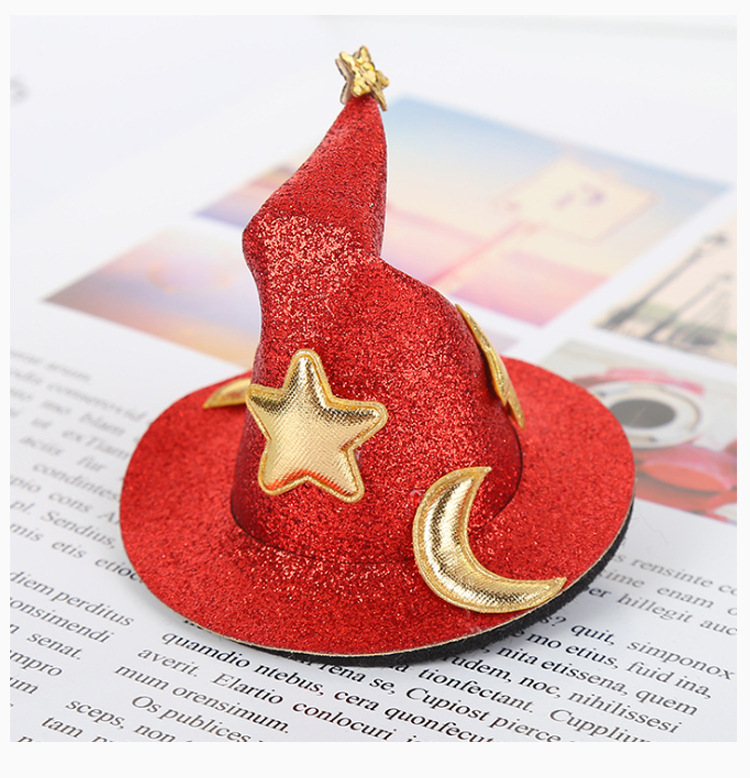 Halloween Curvy Witch Hat Hairpin Wholesale Nihaojewelry display picture 6