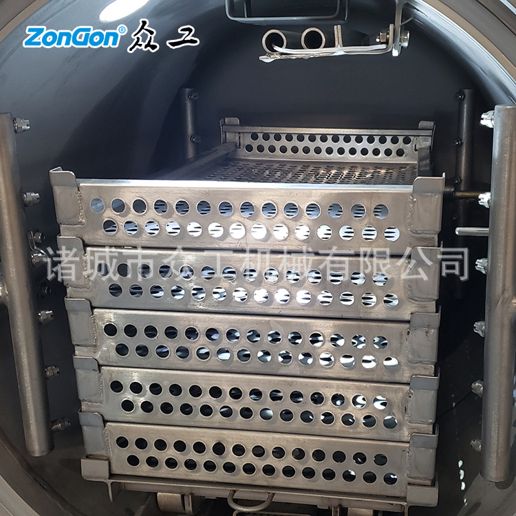 诸城燕窝杀菌锅  即食燕窝杀菌锅厂家  铝箔碗燕窝喷淋杀菌釜