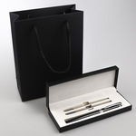 Классический металлический комплект, элитный пенал, упаковка, гелевая ручка, ручка на водной основе, подарок на день рождения