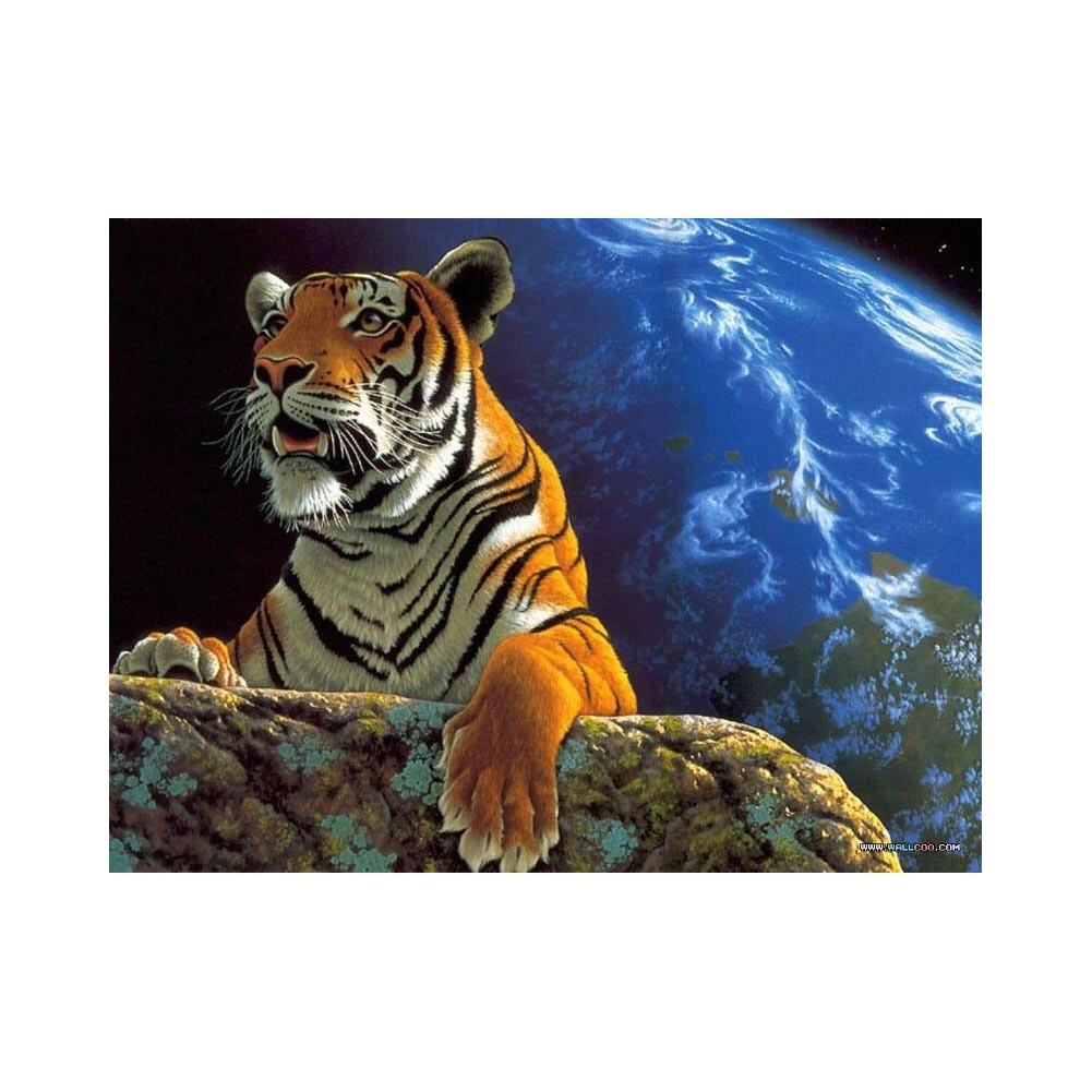 Tiger Oil Painting 1