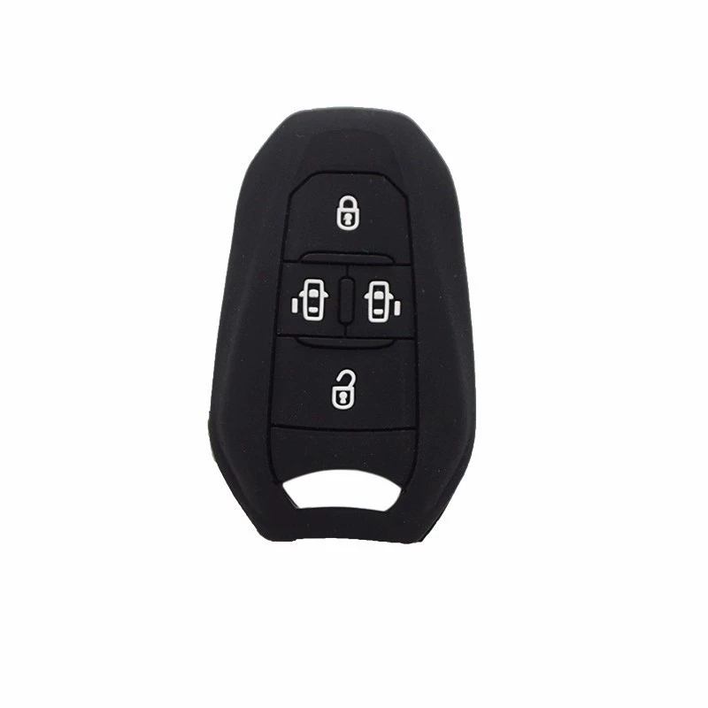 Подходящие для Citroen Peugeot 308 307 408 C4L C3XR ключ-элемент дистанционного управления, чехол из силикона стандартного размера