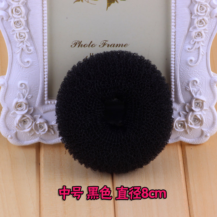 Molde para Moños de Pelo Tipo Donut para Mujeres, Molde para Moños Esponjosos para Niñas, Coletero para Moños, Accesorio para el Cabello Estilo Coreano.
