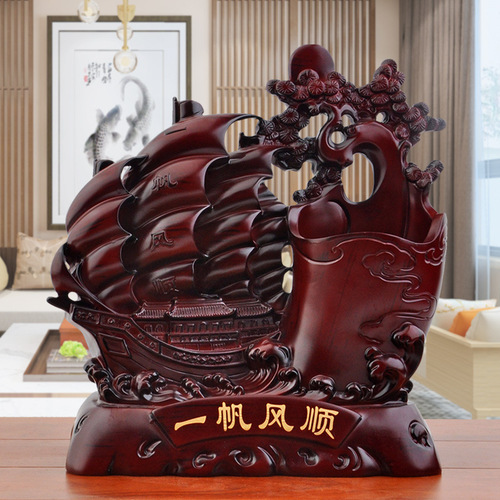 Resin crafts, creative pen holder ornaments, smooth sailing, teacher and student gifts, factory dropshipping