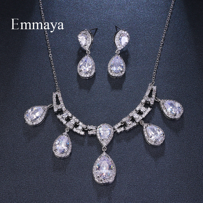 pendant drop-shaped with zircon