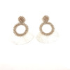 Crystal earings, commemorative earrings, trend accessory