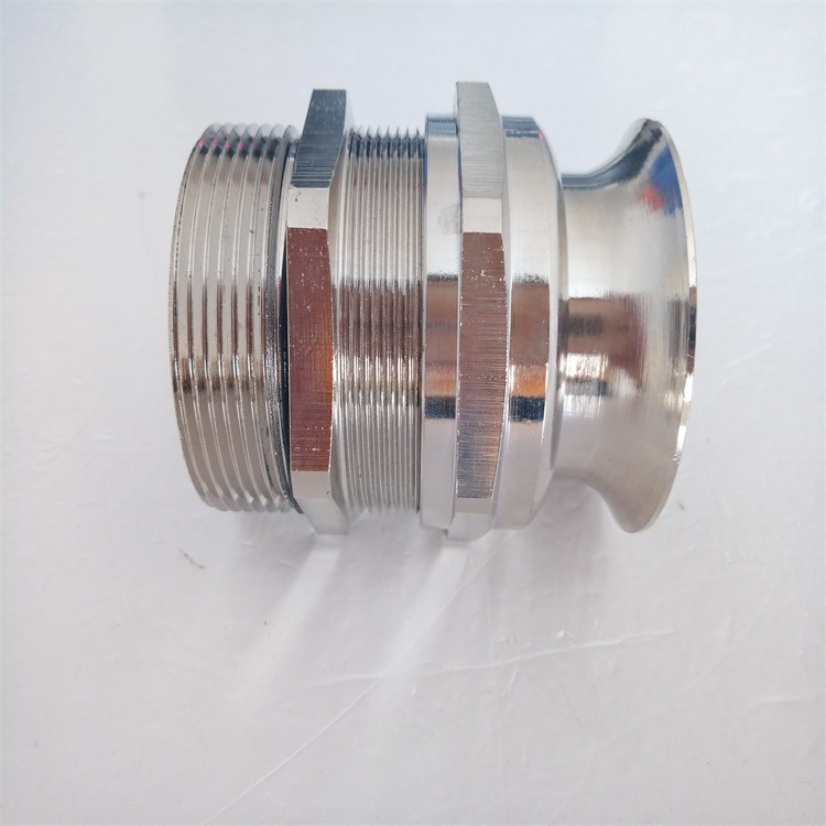 双喇叭口电缆接头供应 M48黄铜喇叭口接头西安销售