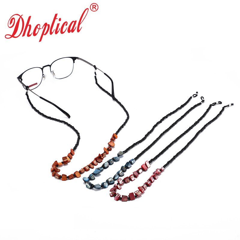 贝壳玻璃眼镜链复古装饰防滑眼镜绳太阳镜近视镜带跨境CB05|ms