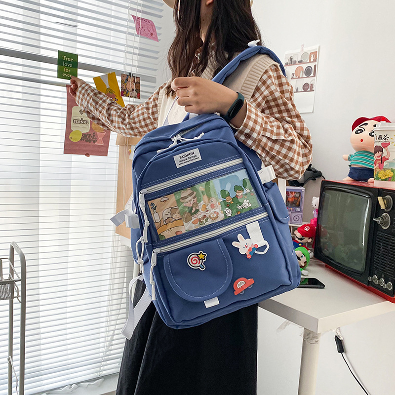 Cute Transparent Funny Soft Backpack display picture 101