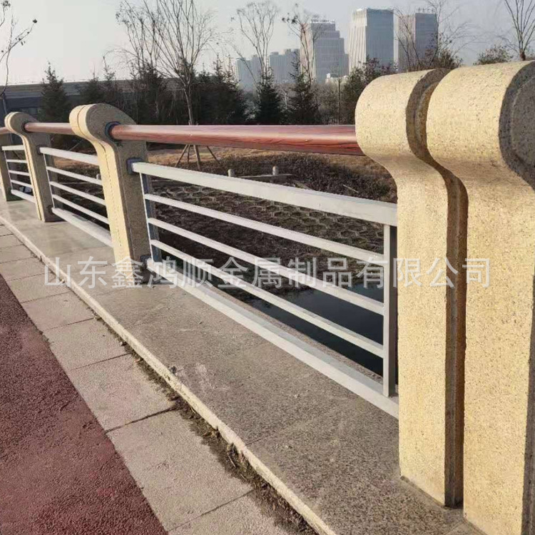 桥梁护栏 河道护栏 不锈钢桥梁护栏厂家加工景观防撞桥梁护栏