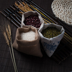 小麻袋布袋食品特產粗糧中藥草糕點茶葉調料乾貨拍照道具攝影