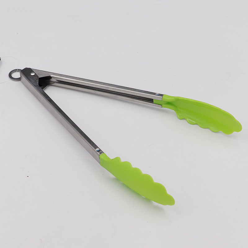 Directo de fábrica de 12 pulgadas de acero inoxidable de color de alimentos clip de pan clip de barbacoa clip de hornear clip de bloqueo automático