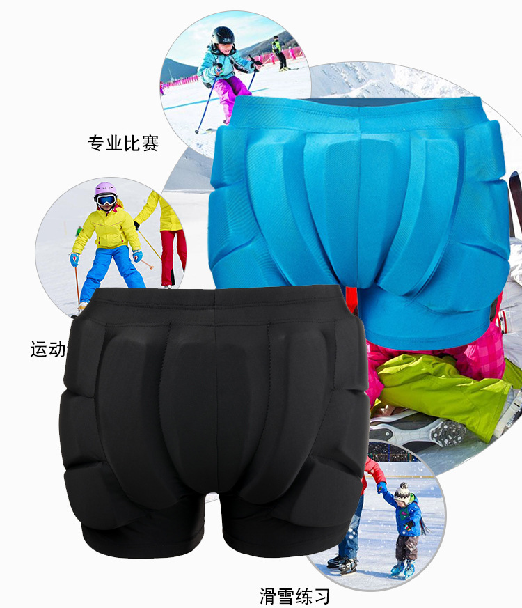 Pantalones de ciclismo mountain bike ciclismo ropa interior esquí patinaje pantalones de protección niños ciclismo shorts patinaje artístico protección de la cadera