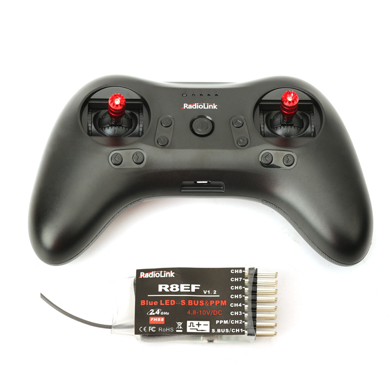 乐迪T8S遥控器 蓝牙手机APP调参 手柄 R8EF 8通道 航模T8FB发射机