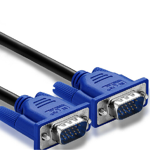 VGA 3+2 1.5-meter High-Definition Connection Cable Computer Host Connection Cable Male-to-Male VGA Cable