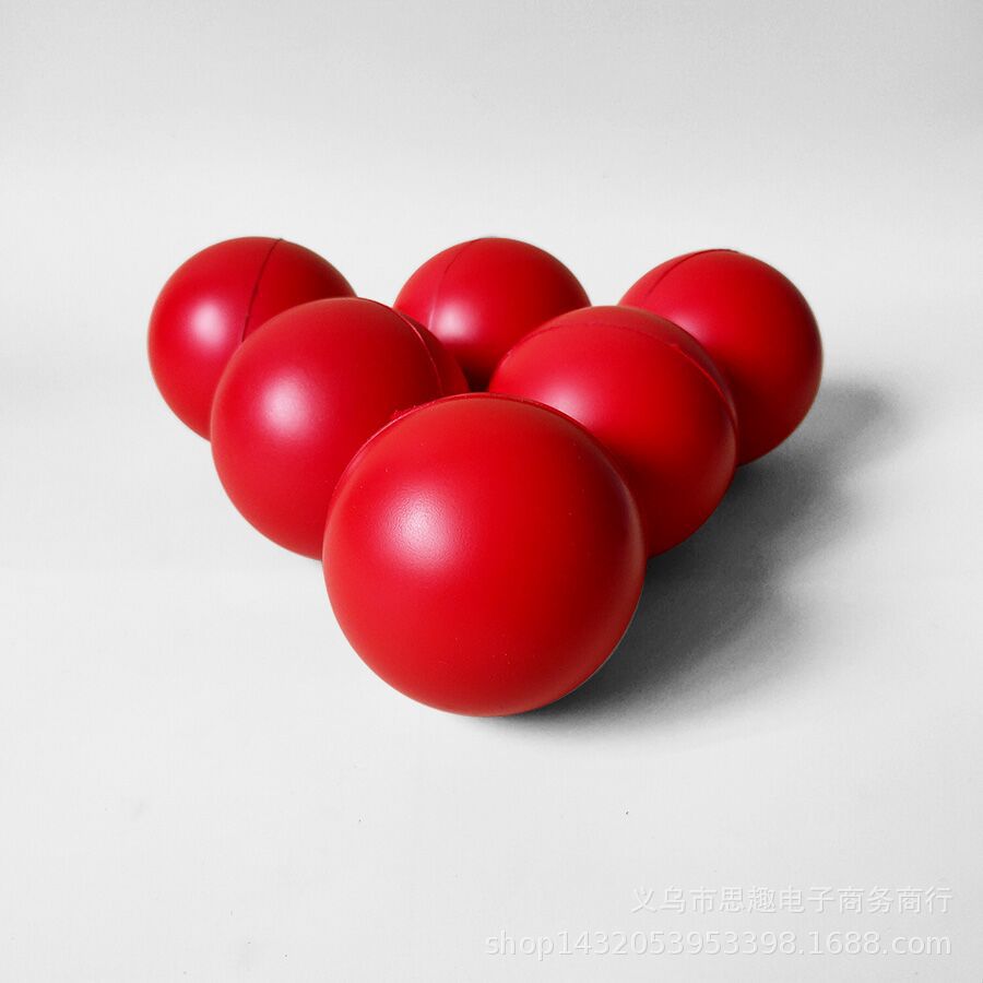 跨境5厘米光面握力球指形矫正儿童握力球康复球挤压球医疗康复球