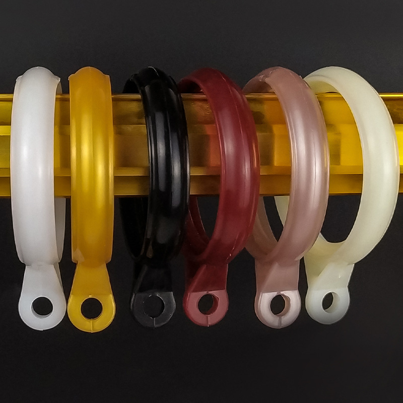 Ring Curtain Hooks, Round Curtain Hooks, Roman Rod Silent Hooks, 4cm in Stock Wholesale