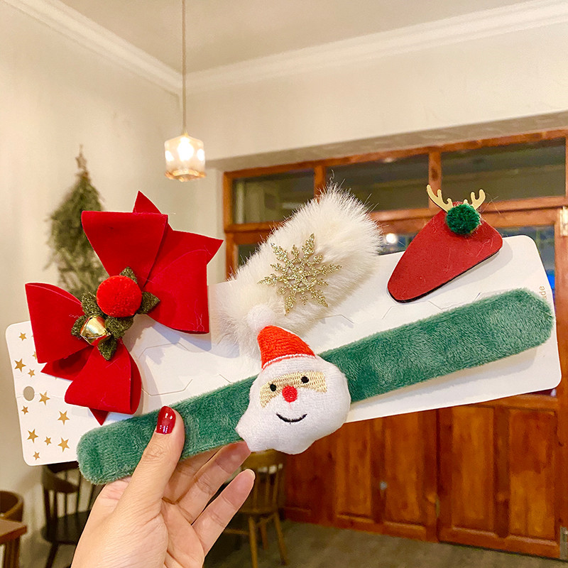 Nuevo regalo de Navidad raqueta anillo traje horquilla Navidad decoración traje creativo niños regalo de Navidad