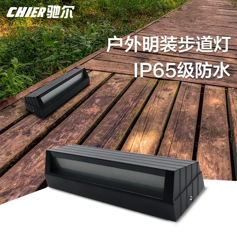 Светодиодные наружные экспонированные дорожные фонари наружные Угловые фонари квадратный проход Footlights ступеньки огни шаг огни 3W