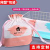 Eva, matte bag, cleansing milk, cosmetic wet wipes for face washing, storage system, purse, pack, drawstring