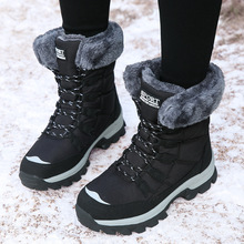 2020廠家直供冬季新款馬丁靴女加絨保暖戶外雪地靴女高筒加厚棉鞋