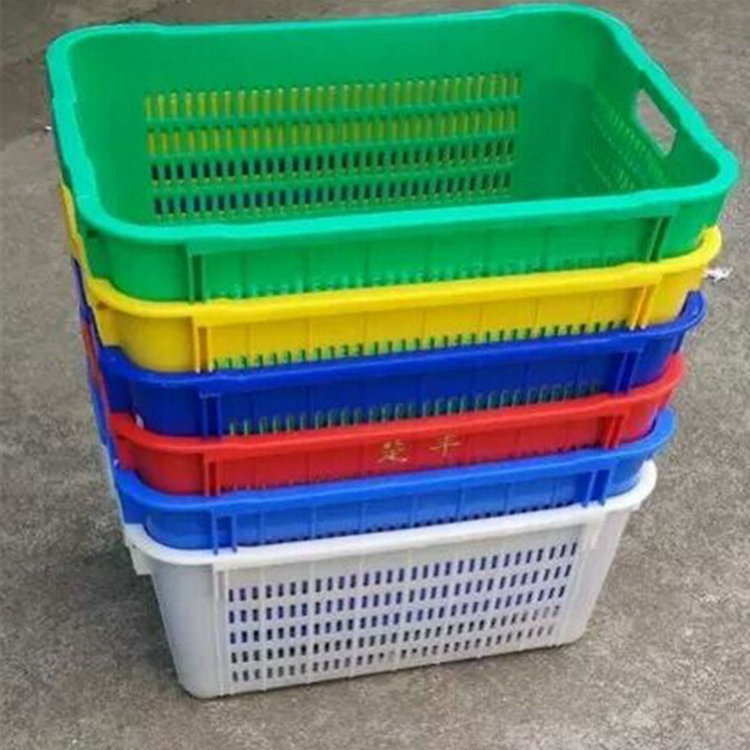 厂家直销加厚农用套叠镂空网格铁耳蔬菜箩蔬菜筐水果箩水果框箩筐