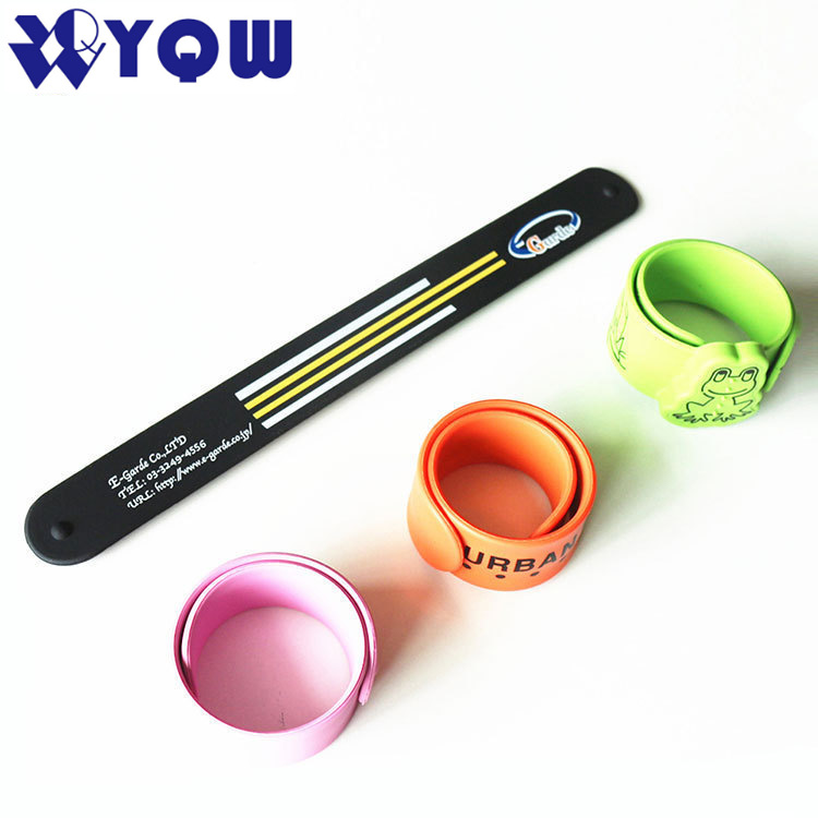 定制卡通RFID啪啪手环 PVC硅胶拍拍圈手腕带 钢片腕带NFC娱乐手环