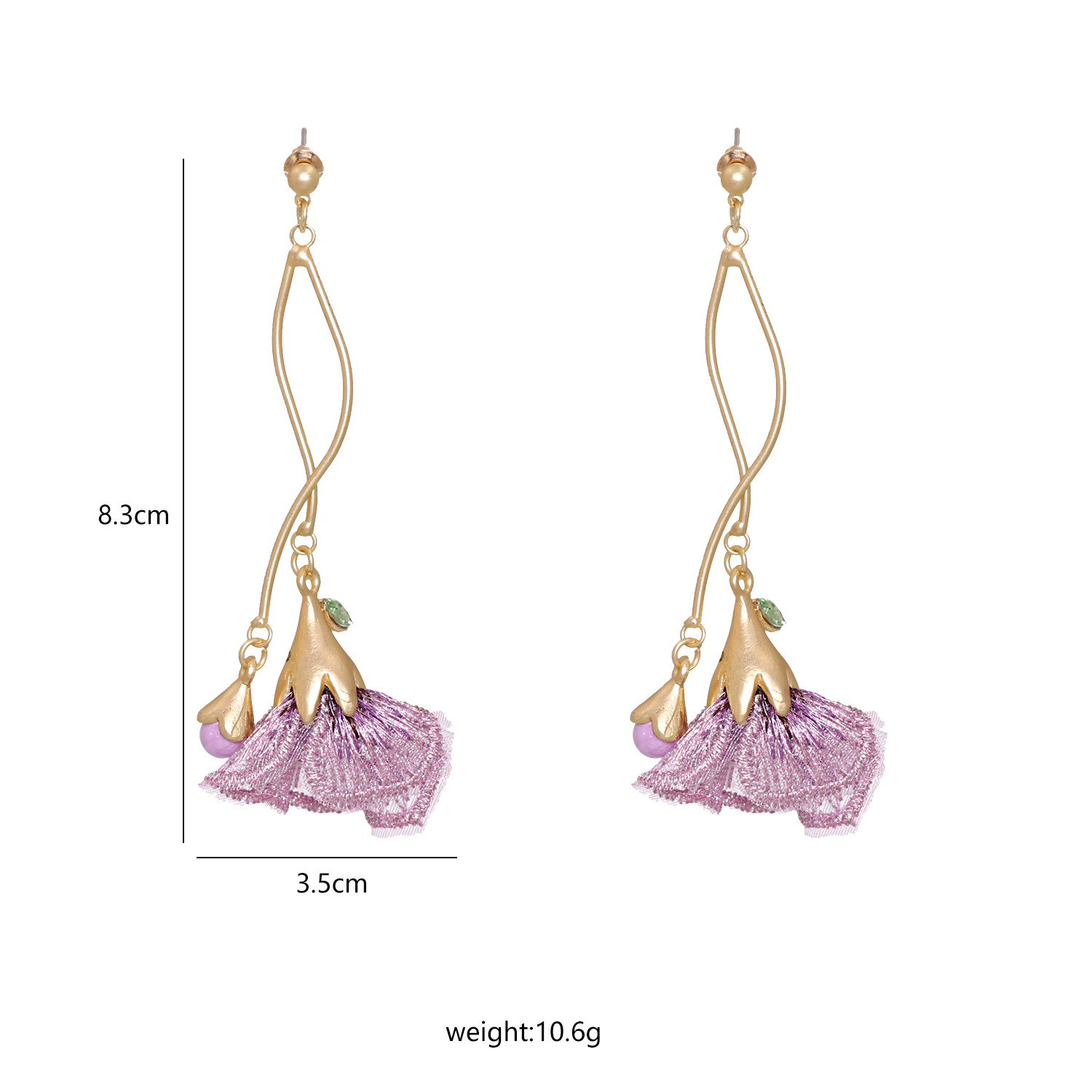 Boucles D&#39;oreilles En Forme De Fleur De Mode Coréenne Vente Chaude En Gros display picture 13