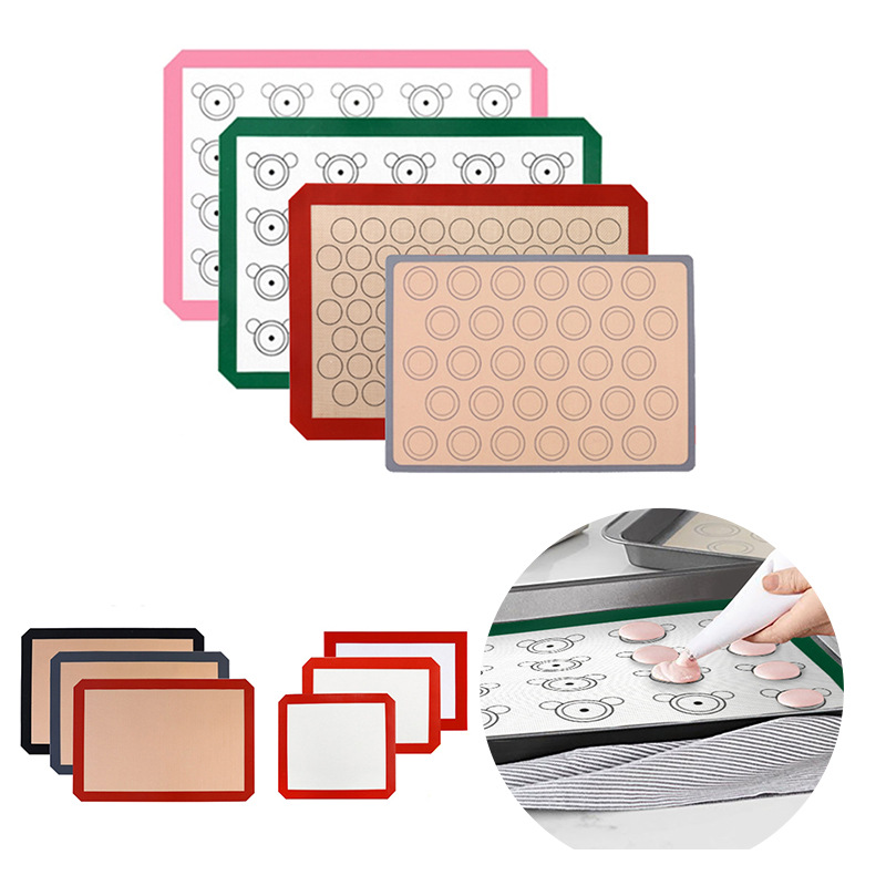 Food grade baking high temperature fiberglass silicone baking mat…