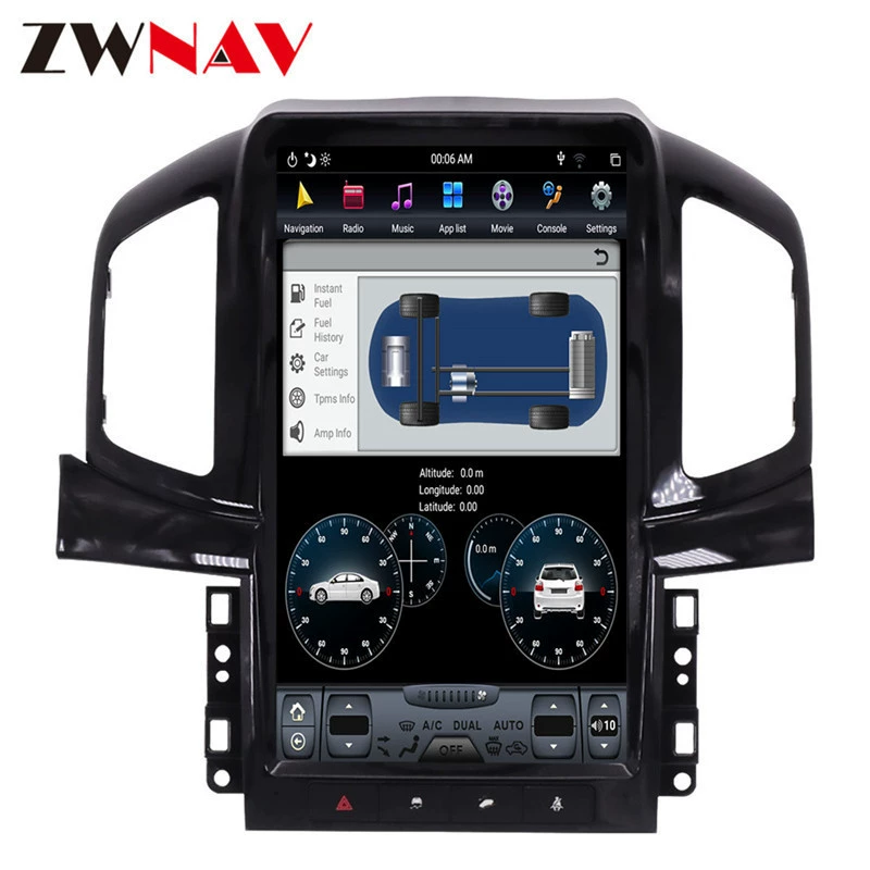 Для Chevrolet copaci большой экран вертикальный экран навигации Android 9.0 PX6 Wi-Fi garde CarPlay