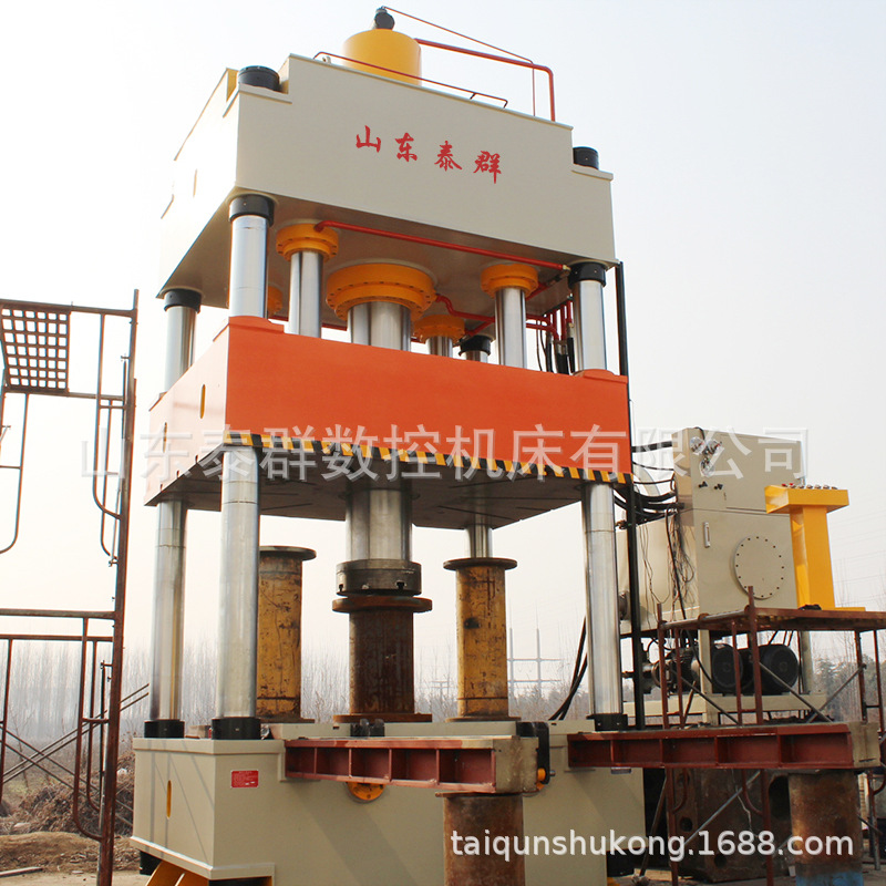 1000吨封头拉伸机滕州液压机厂家销售油罐封头冷压一次成型油压机