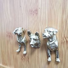 黃銅狗頭小把手 家具 抽屜 衣櫃 儲物櫃 陶瓷搭配 茶葉罐搭配