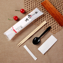 工廠直供 一次性筷子四件套  一次性筷子套裝帶勺子