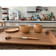 yfjy Creative Japanese Style Ins Foreign Trade Wooden Large Bell-Shaped Tea Coffee Cup Hotel Boutique Wholesale