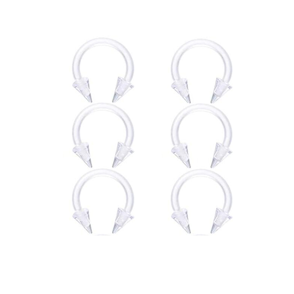 Labret piercing jewelry detail image