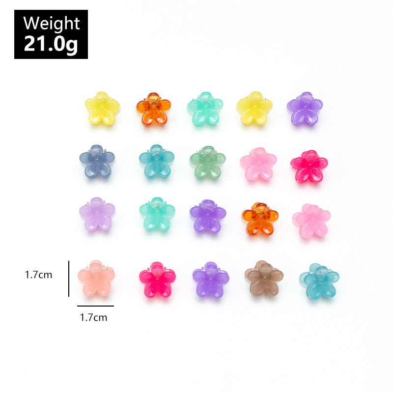 Simple Hairpin Fashion Candy Color Girl Clip Color Flower Braided Hair Clip Wholesale display picture 12