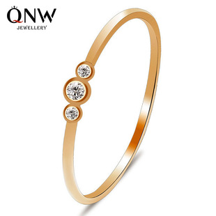 Korean Pearl Flower Ring Simple Open Branch Copper Index Finger Ring