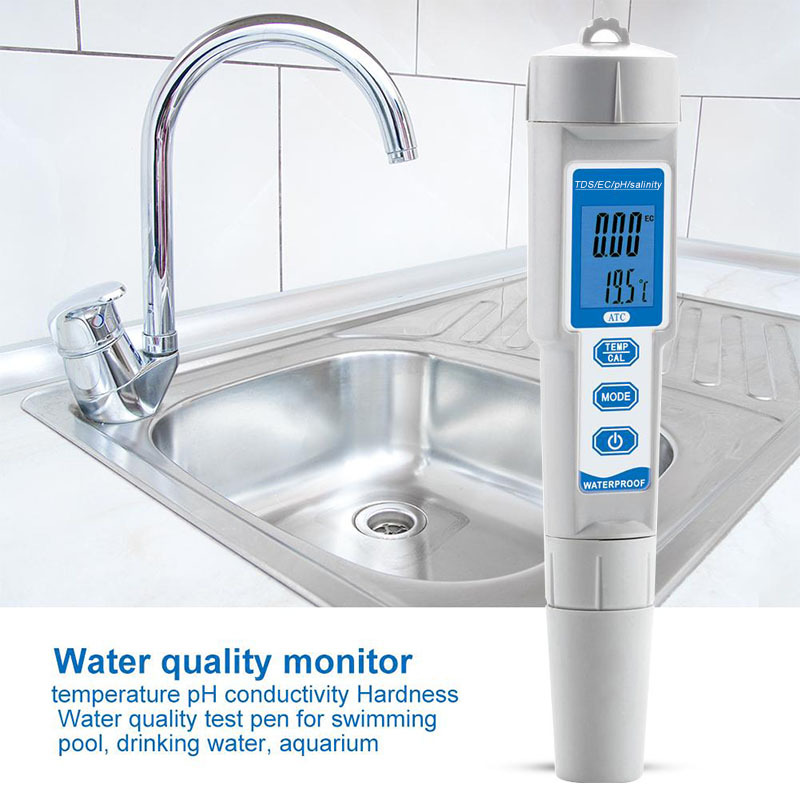 Y3509 笔式ph值/盐度/EC值/TDS值/温度一体机水产养殖水质检测器|ms