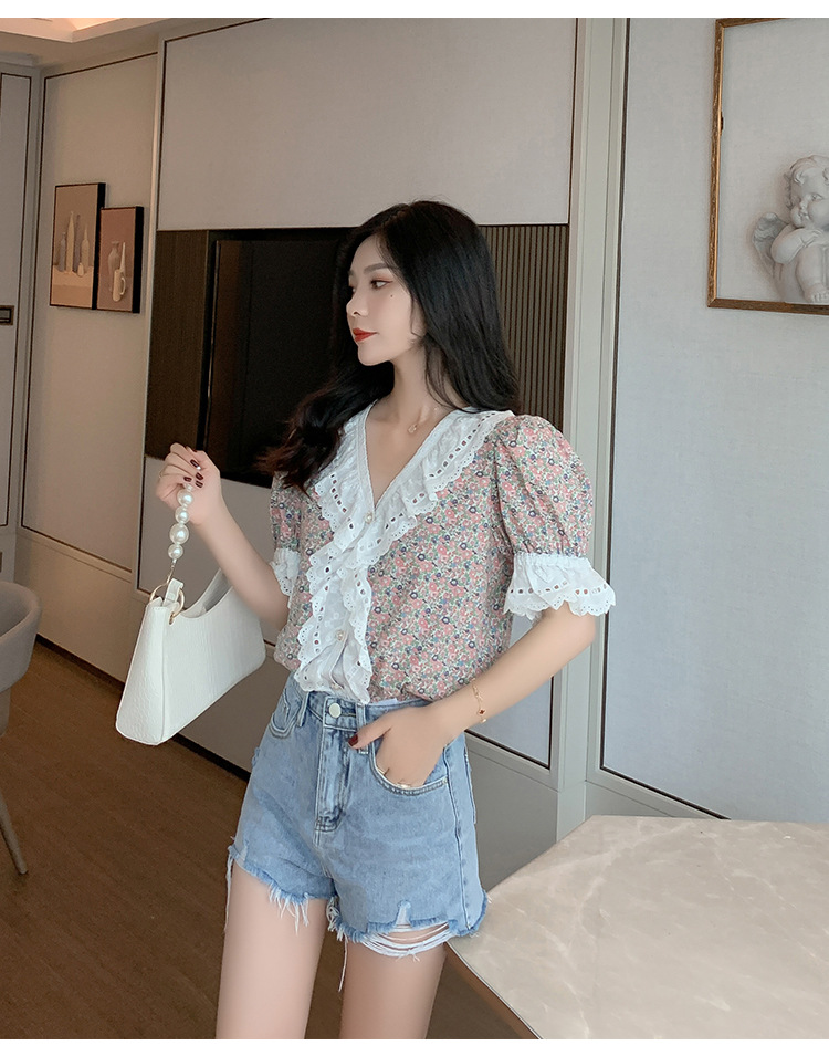 Chemisier en Mousseline de soie - Ref 3429343 Image 17