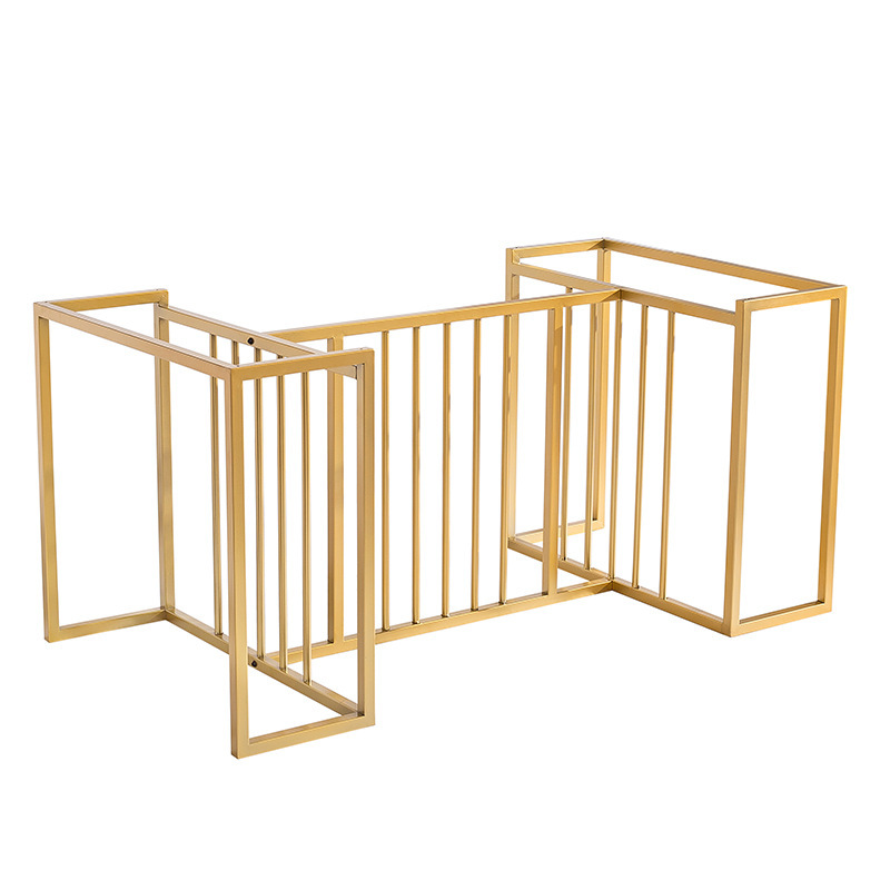 铁艺桌腿桌脚支架桌子腿不锈钢茶台架茶几吧台餐台脚金属桌架定制|ru