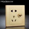 BE gold one-open five-hole single and double control universal