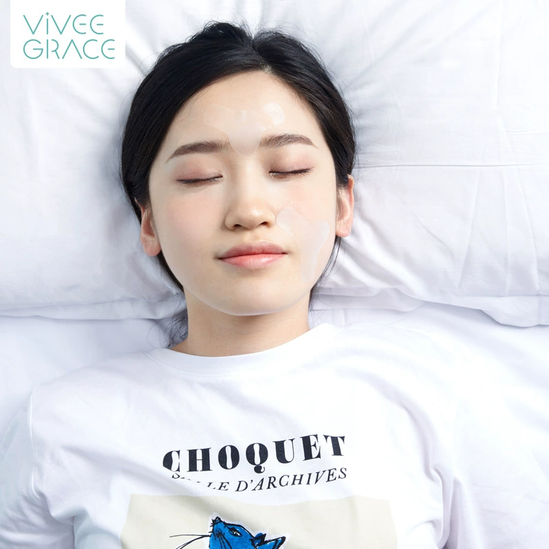 Анти‑морщинные наклейки для лица (VIVEE GRACE) — пластыри на лоб, надбровье и области глаз‑мордочек, 3 варианта цвета