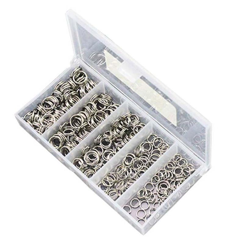 250pcs/Set 5-Size Stainless Steel Fishin...