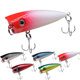 Small gradient lure popper baits