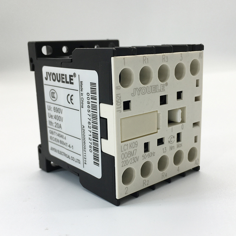 批发LC1K09008微型交流四级接触器2开2闭 常用线圈电压AC24V 220V