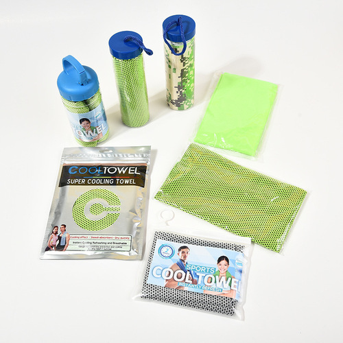 Direct Manufacturer Sales Cooling Ice Towel for Heat Reduction Outdoor Cold Sensation Towel Fitness Exercise Towel Sweat Absorbent Towel Heat Reduction Towel