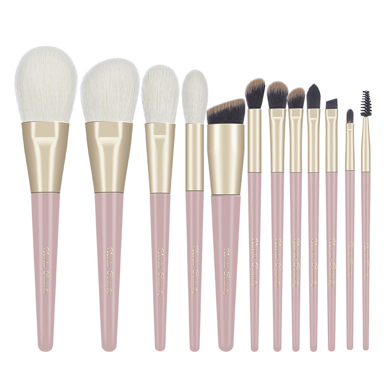 沧州小布丁化妆刷全套 学生初学者平价软毛套装 高品质高颜值