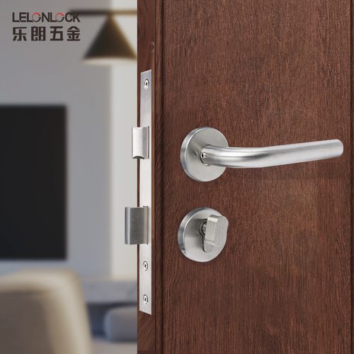Indoor door stainless steel handle lock Large gourd European standard split lock manufacturer wholesale stainless steel 304 fire door lock