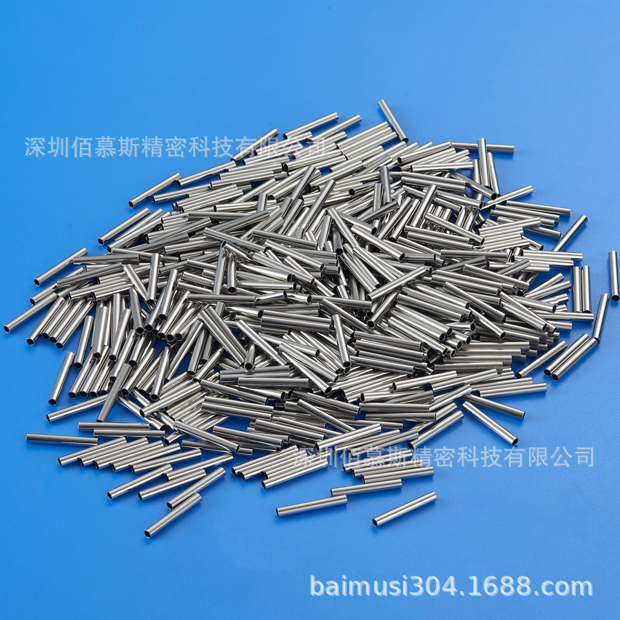 304/316L医用不锈钢毛细管  真空退火软态医用精密管 0.05mm外径